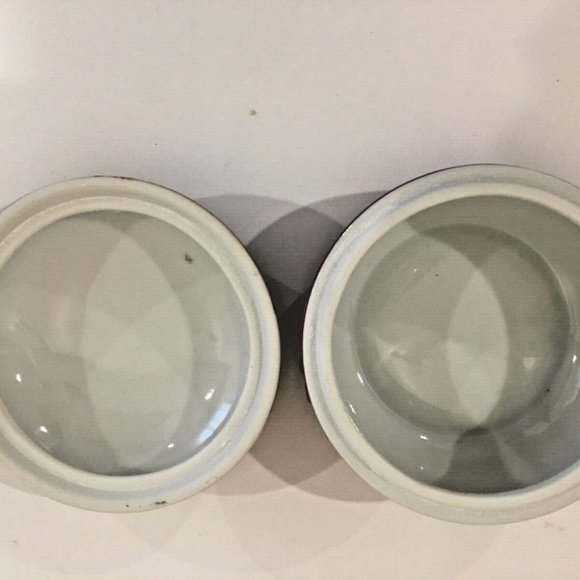 Vintage Hand Painted Japanese Moriage Satsuma Trinket Box Signed - Picture 4 of 5